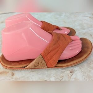 Aorn Orange Strappy Sandals Woman's 7.5 W